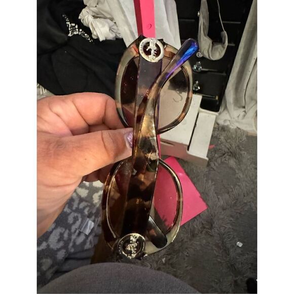 Coach oversized square sunglasses horse & carriage